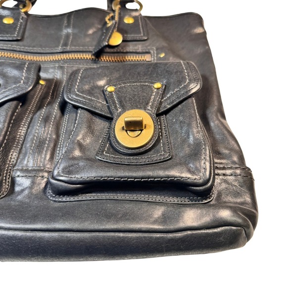 COACH XL Gigi 65th Anniversary Legacy Leather Tote Black amazing Condition 11131 - Picture 3 of 14